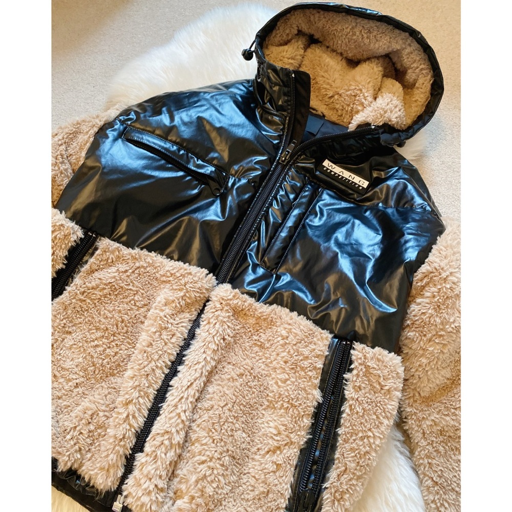 Alexander wang faux fur coat